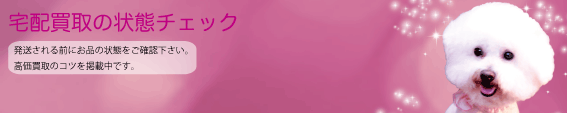 宅配買取の状態チェック